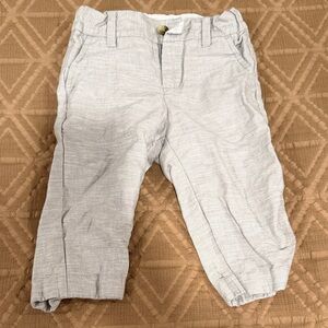 Janie and Jack Light Gray Kids Pants